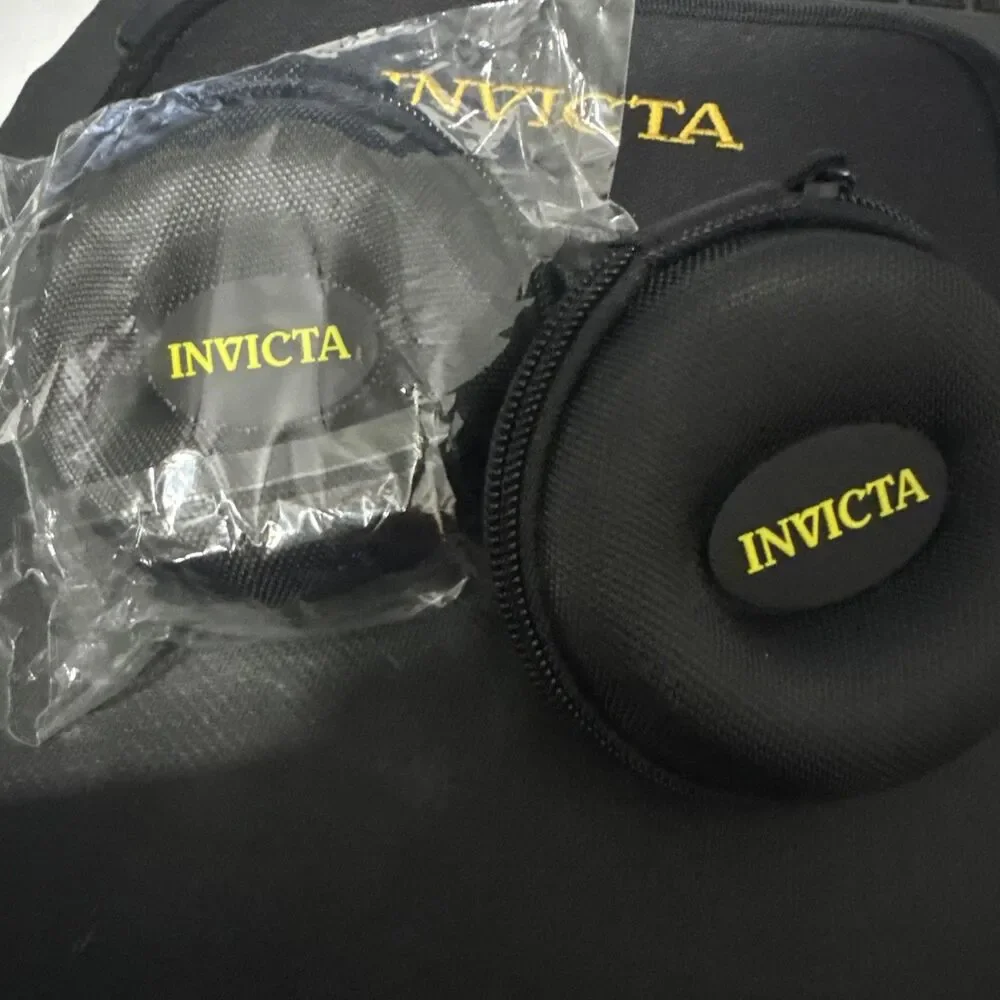 Invicta Watch Travel Case Hard Shell Zipper NEW Sealed